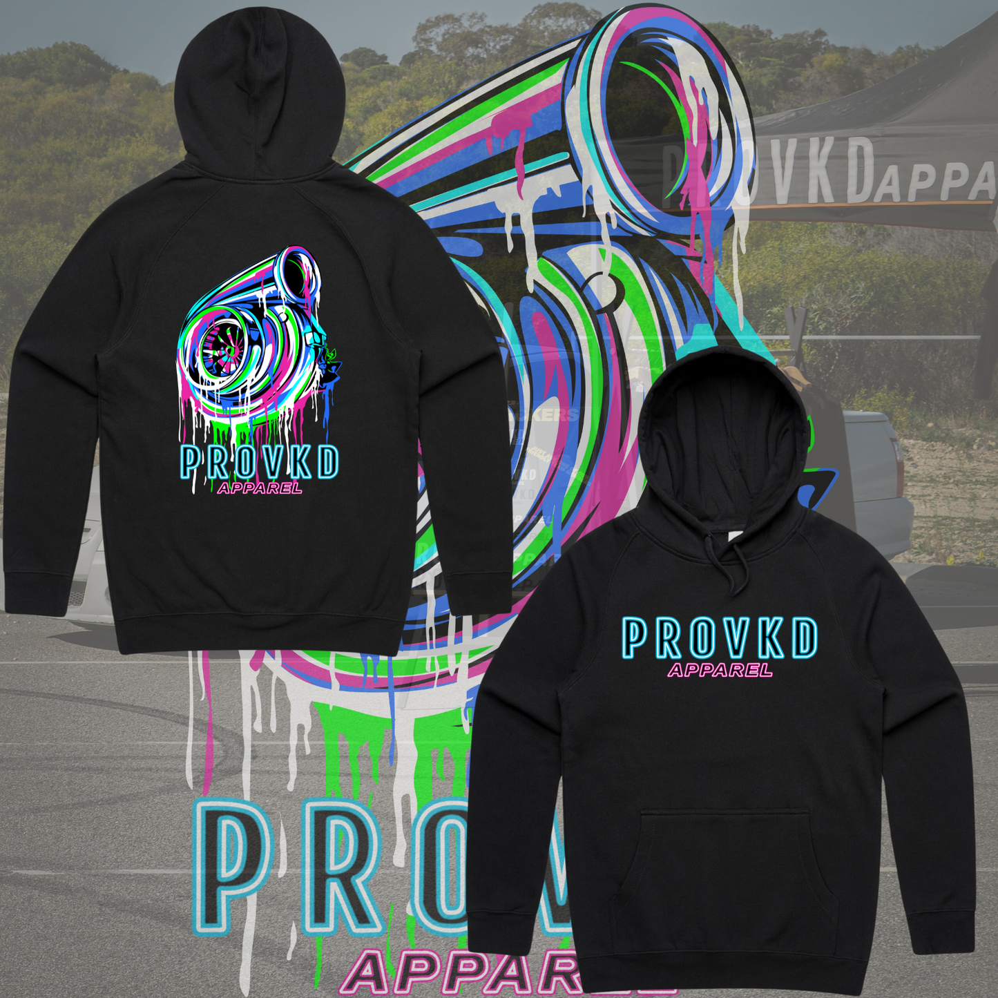 NEON TURBO HOODIE