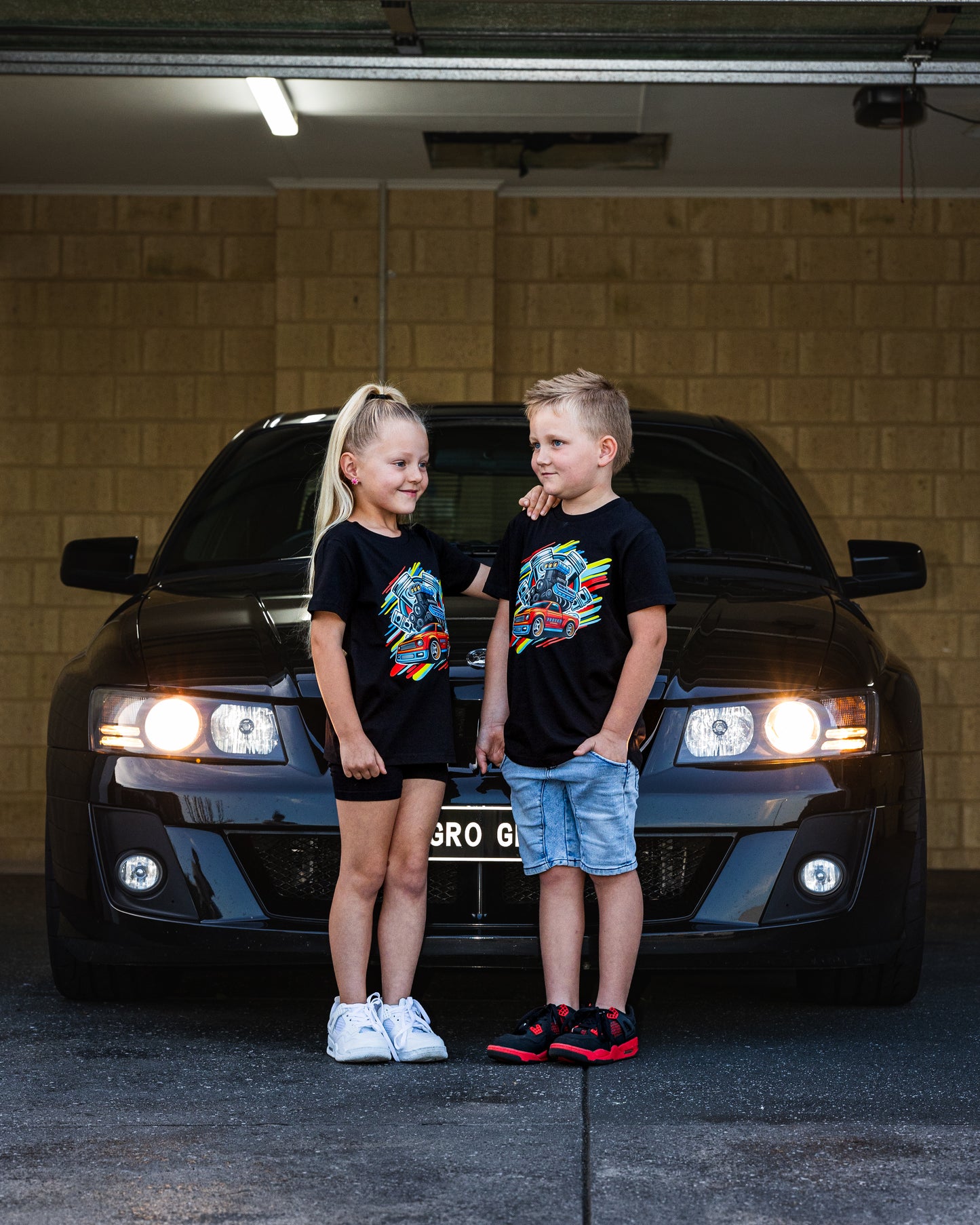 Kid Row Tee - Black