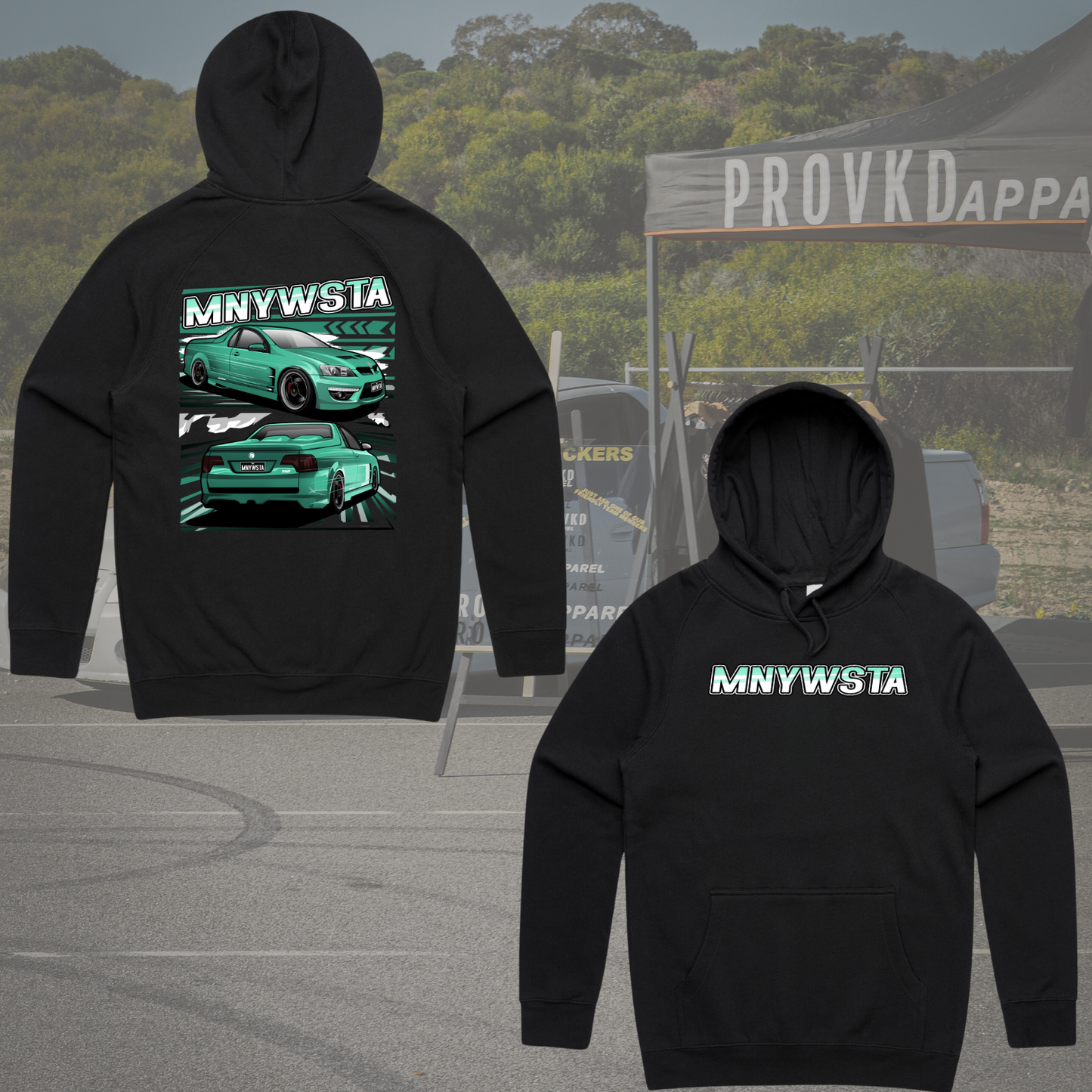 Your Car - 2 Car Custom Hoodie