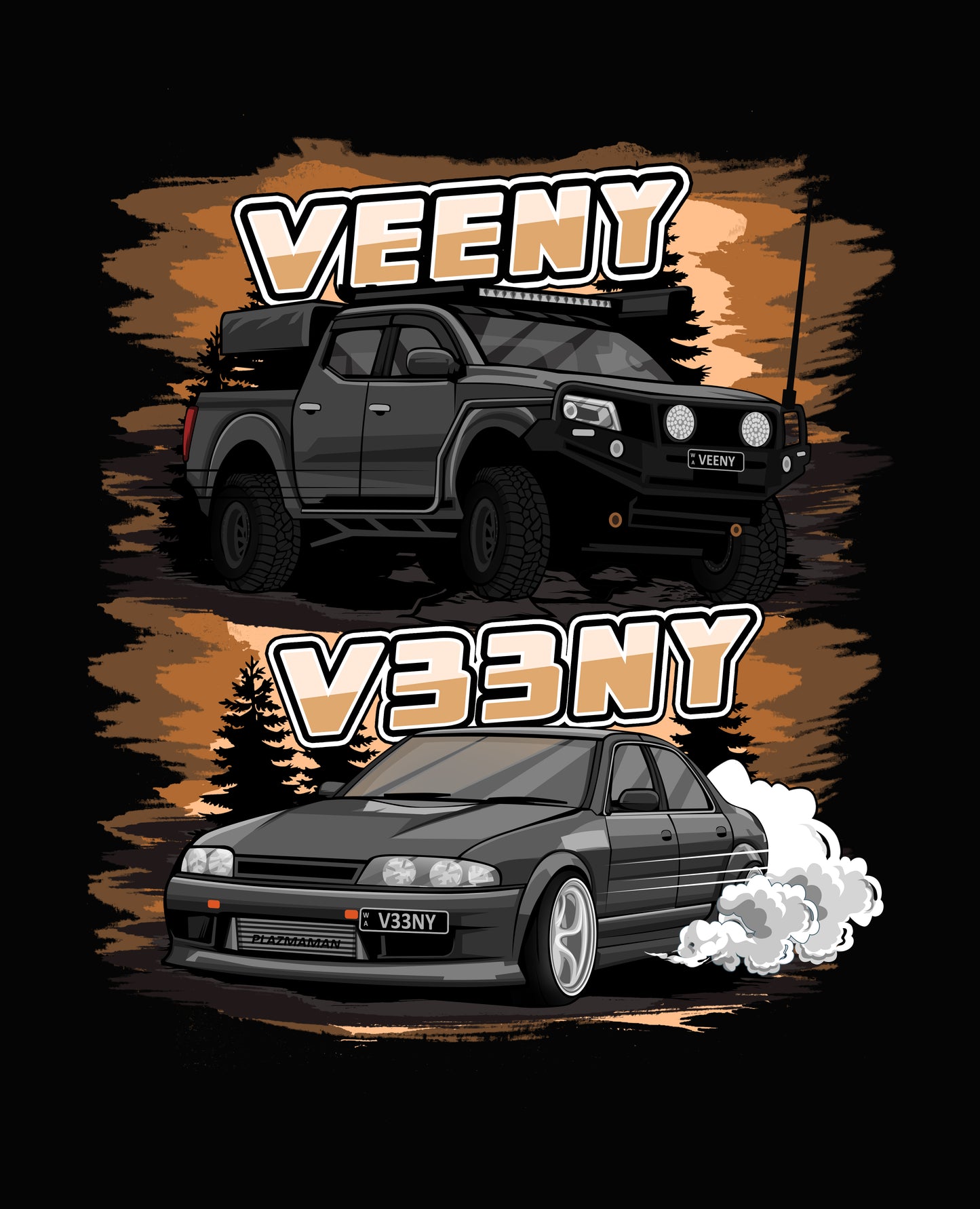Your Car - 2 Car Custom Hoodie